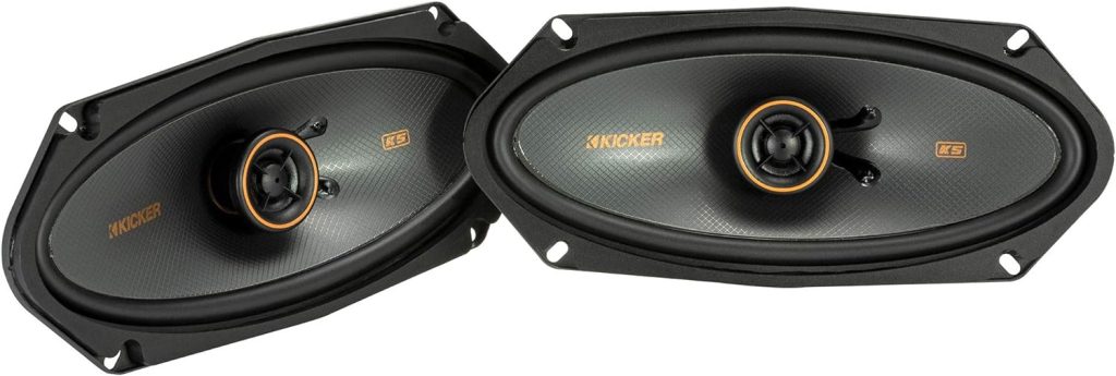 Pair Kicker 47KSC41004 4x10 75 Watt 2-Way Car Audio Coaxial Speakers KSC41004