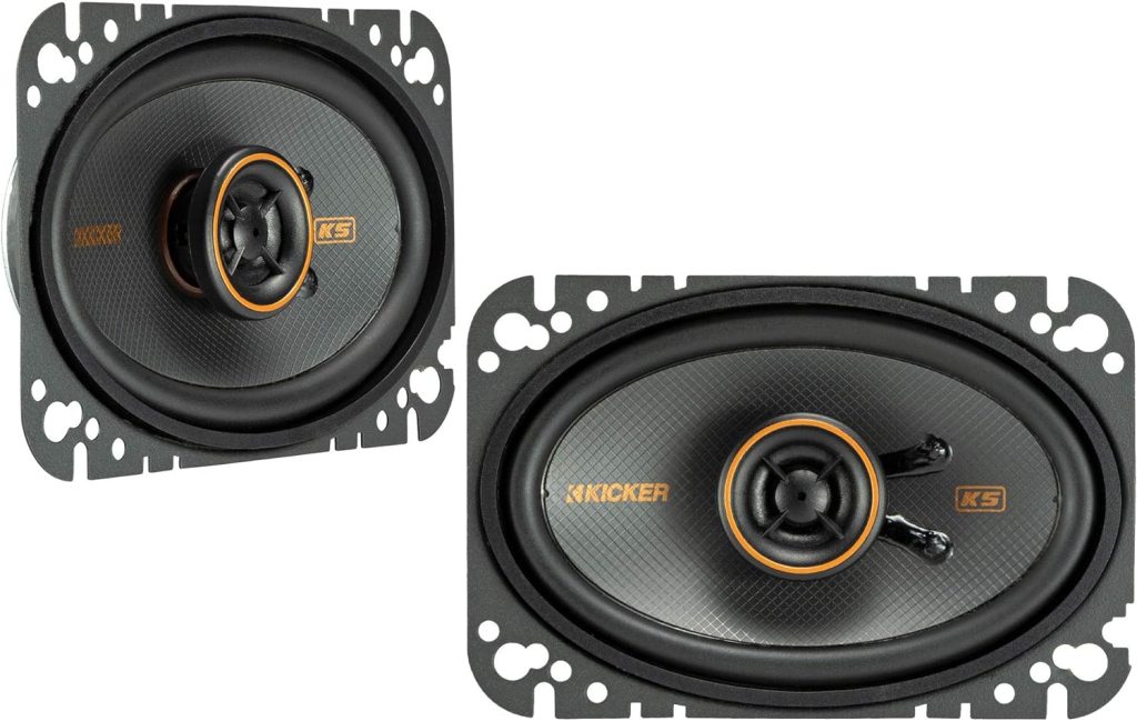 Pair Kicker 47KSC4604 KSC460 4x6 75 Watt 2-Way Car Stereo Speakers KSC46
