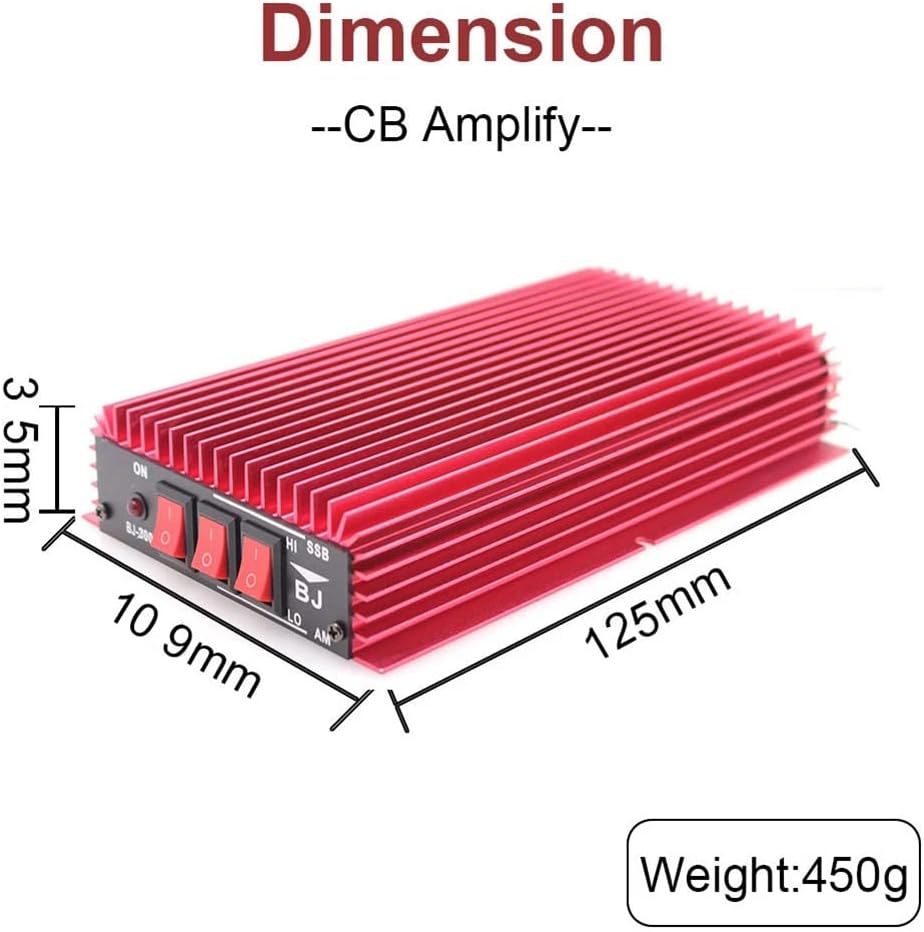 parents -200 50W CB Radio Power Amplifier HF Amplifier 3-30 MHz AM/FM/SSB/CW Walkie Talkie CB Amplifier Accessory Component
