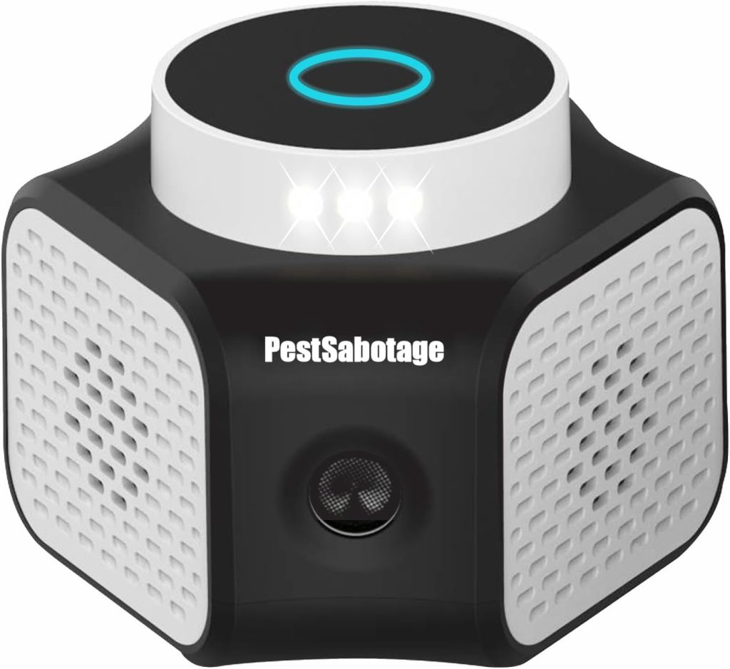 Pest Sabotage Rodent Repellent Indoor Ultrasonic, Plug in Mice Repellent for Home Office, Ultrasonic Pest Repeller, Squirrels Mouse Deterrent, Bat Repellent for Attic Garage RV