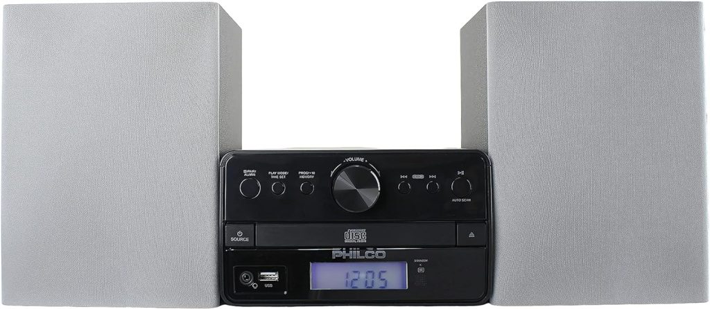  Philips Bluetooth Stereo System for Home with CD Player,  Wireless Streaming, MP3, USB, Audio in, FM Radio, 15W, Micro Music Sound  System : Electronics