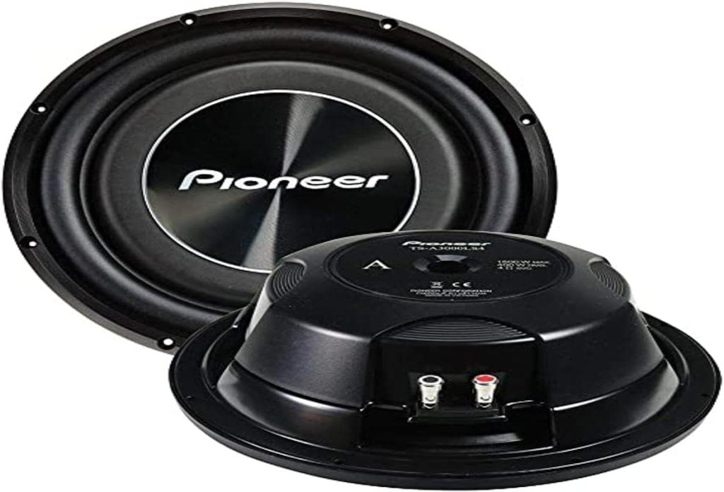 PIONEER TS-A3000LS4 12 Shallow-Mount Subwoofer with 1,500 Watts Max. Power