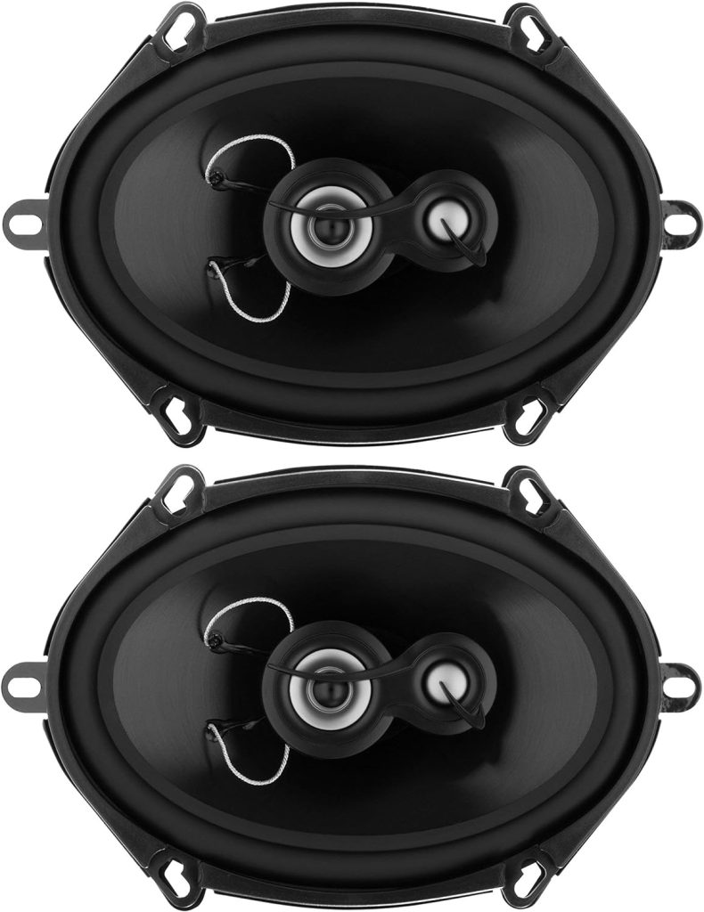 Planet Audio TRQ573 5 x 7 Inch Car Speakers - 300 Watts of Power Per Pair, 150 Watts Each, Full Range, 3 Way, Sold in Pairs