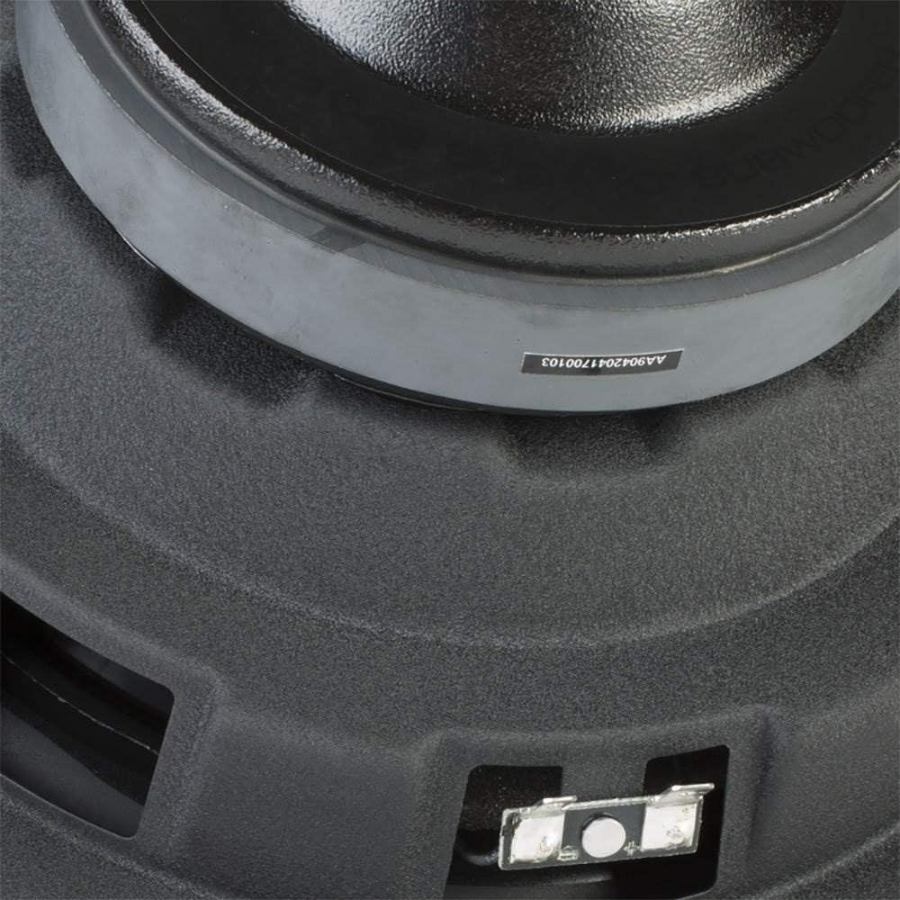 Polk Audio DB1042 SVC - DB+ Series 10 Shallow Subwoofer for Marine/Car Sound System, 30Hz-200Hz Frequency Response, Single 4-Ohm Voice Coils  Polypropylene Woofer Cone,Black
