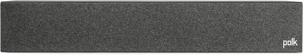 Polk Audio Monitor XT35 Slim Center Channel Speaker - Hi-Res Audio Certified, Dolby Atmos  DTS:X Compatible, 1 Terylene Tweeter  Four 3 Dynamically Balanced Woofer, Wall-Mountable, Midnight Black