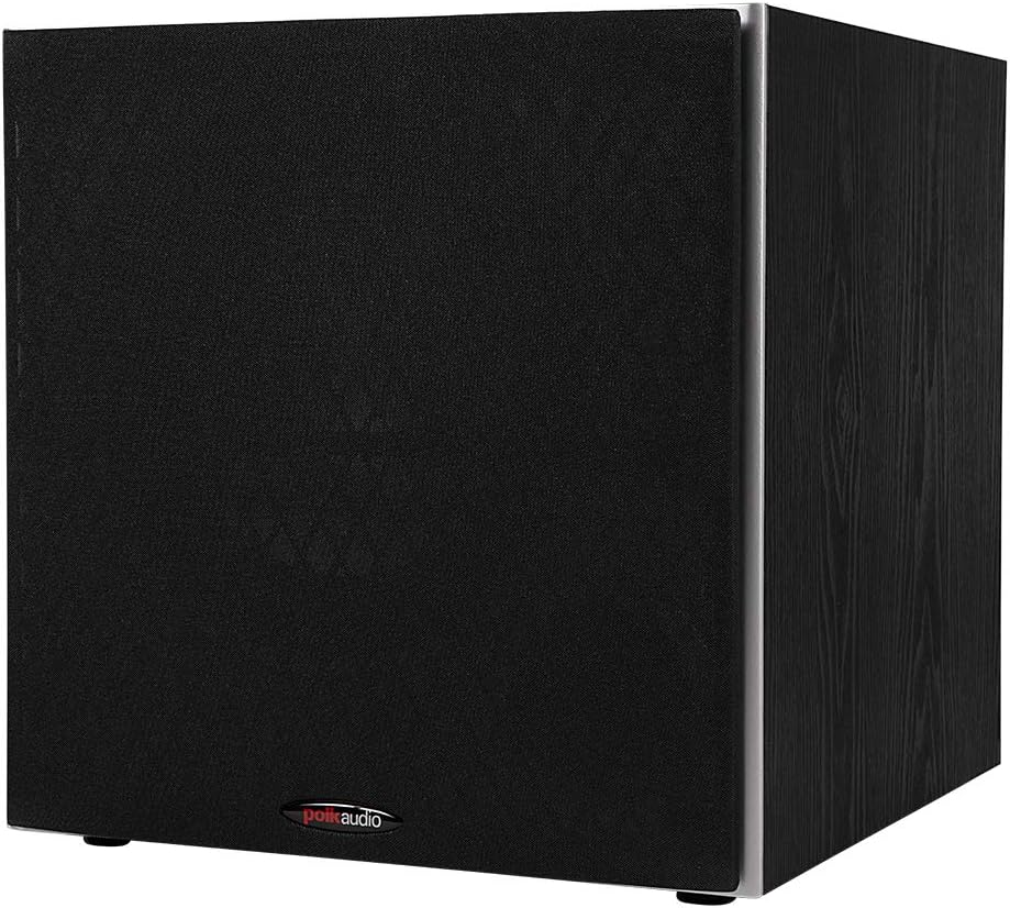 Polk Audio PSW10 10 Powered Subwoofer – Power Port Technology, Up to 100 Watts, Big Bass in Compact Design, Easy Setup with Home Theater Systems, Timbre-Matched with Monitor  T-series Polk Speakers