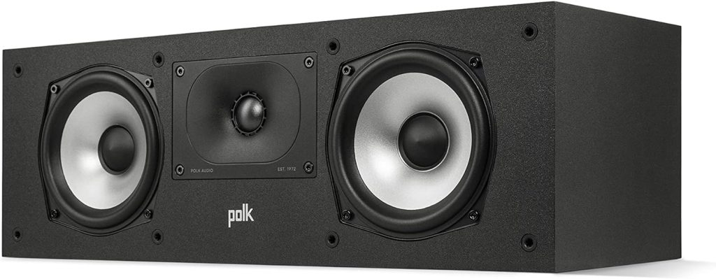 Polk Audio PSW10 10 Powered Subwoofer – Power Port Technology, Up to 100 Watts, Big Bass in Compact Design, Easy Setup with Home Theater Systems, Timbre-Matched with Monitor  T-series Polk Speakers