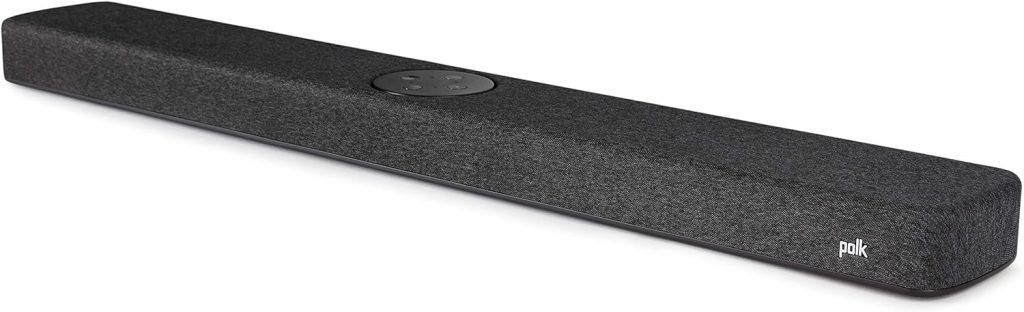 Polk Audio React Sound Bar, Dolby  DTS Virtual Surround Sound, Next Gen Alexa Voice Engine with Calling  Messaging Built-in, Expandable to 5.1 with Matching React Subwoofer  SR2 Surround Speakers