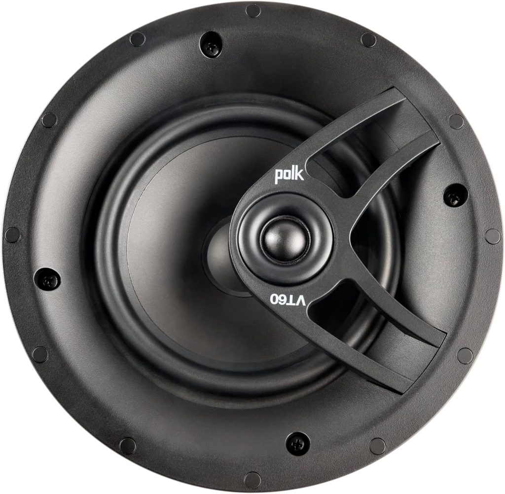 Polk Audio Vt60 2 Way In Ceiling Speaker Single Ideal For All Rooms Including Damp And Humid Rooms Like Bathroom Kitchen 1024x1001 