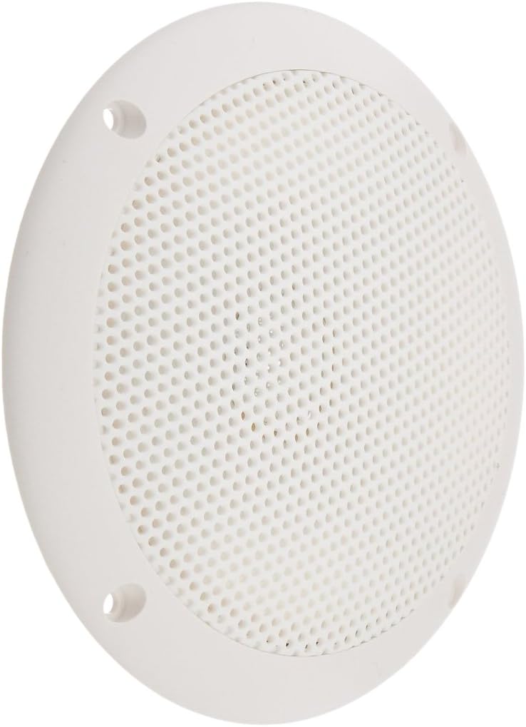PQN Enterprises ECO60-4W Waterproof Ultra-Slim RV Marine Speaker, White, 6