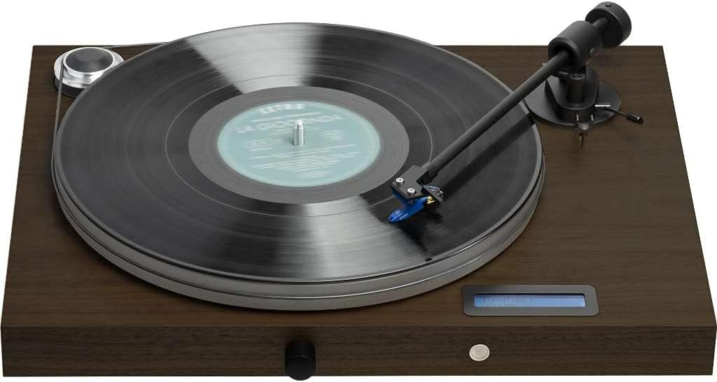 Pro-Ject Jukebox S2 All-in-One Plug  Play Turntable System with Bluetooth (Walnut)