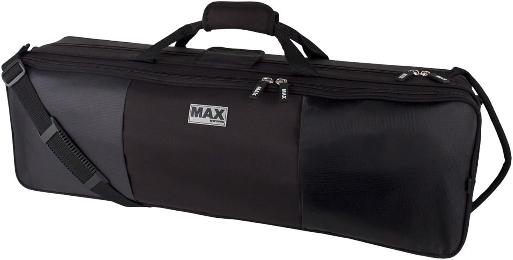 Pro Tec, 4-String Protec MX144 4/4 Violin Oblong MAX Case, Black, Size
