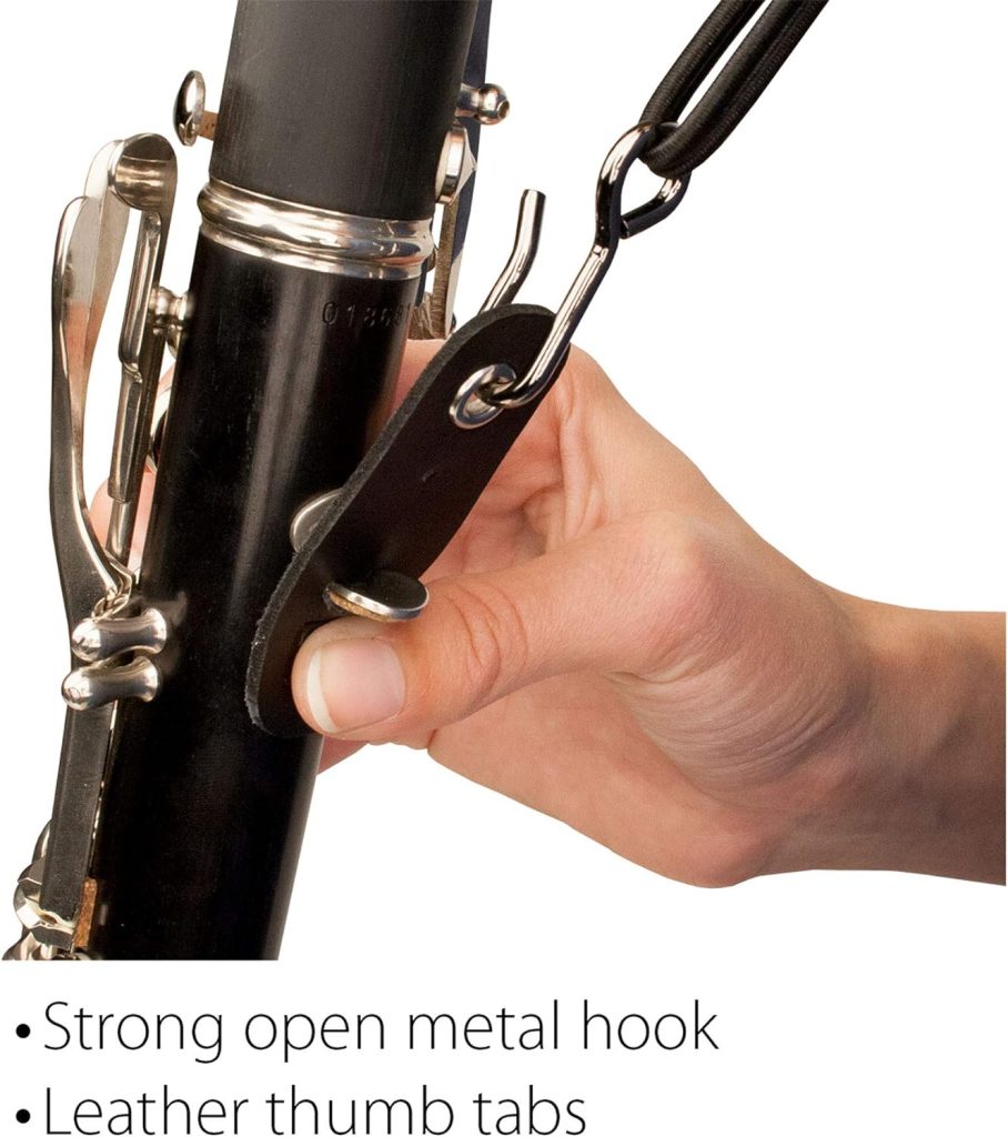 Pro-Tec Clarinet Neck Strap, 20” Length (Model NCS3), Black, Regular