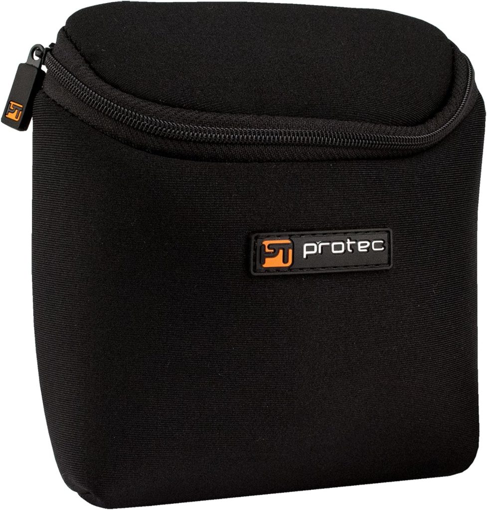 Pro Tec N276 3 Piece Neoprene Tuba/Tenor Saxophone Mouthpiece Pouch, Black