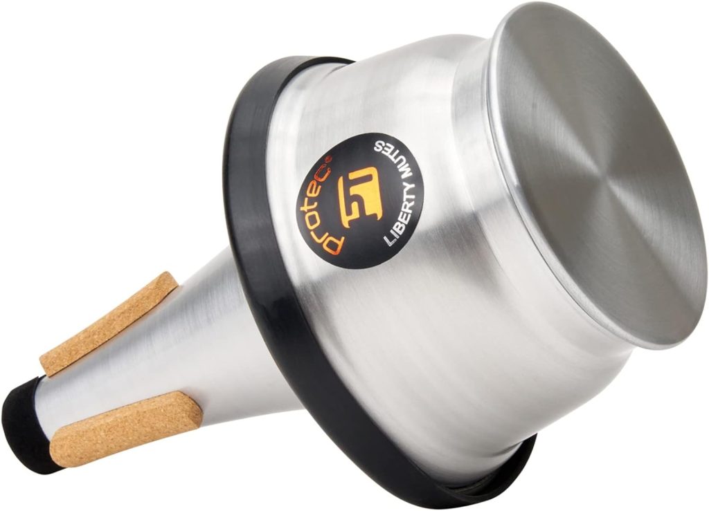 Pro-Tec Pro Tec Liberty Mutes ML104 Trumpet Adjustable Cup - Aluminum, Silver,black,brown