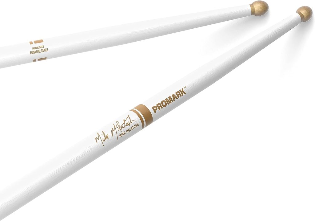 ProMark Drum Sticks - Mike McIntosh Signature Hickory DC Snare Drumsticks - Drum Sticks Set - Drum Accessories - 1 Pair