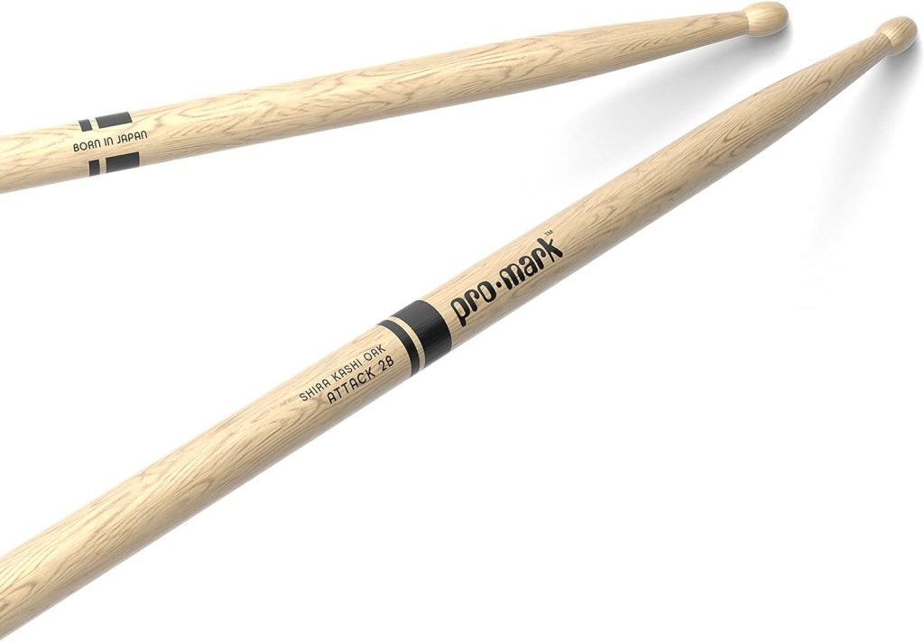 ProMark Drum Sticks - Neil Peart 747 Shira Kashi Oak Drumsticks, Wood Tip, One Pair