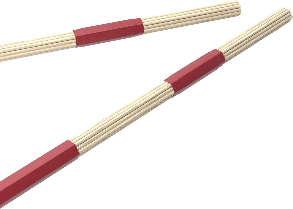 ProMark Hot Rods Drum Sticks - H-Rods Dowel Drumsticks - Quiet, For Small Performances - 5B, 550 Diameter - 16 Length - 1 Pair