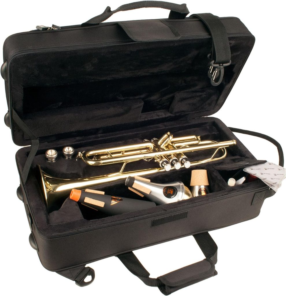Protec Trumpet MAX Rectangular Case with Interior Mute Storage, Model MX301