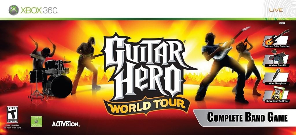 PS3 Guitar Hero World Tour Guitar Kit