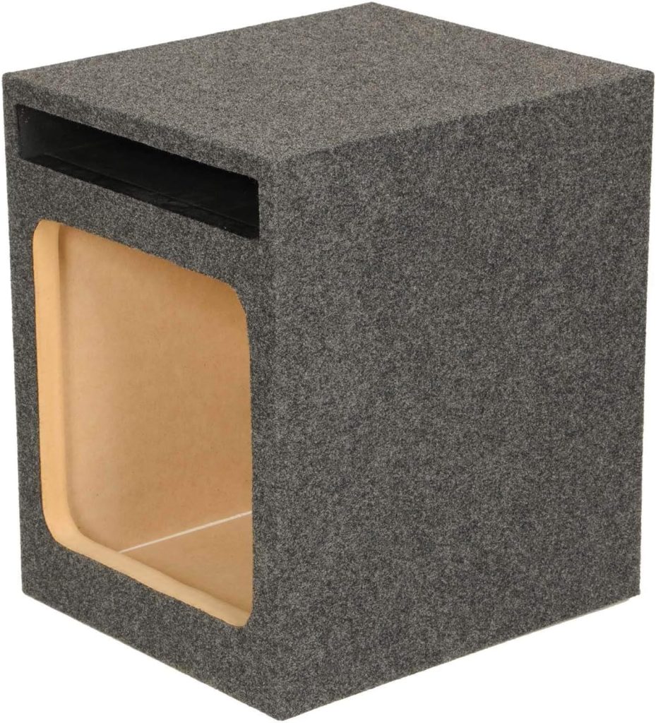 Q Power HD112 12 Single Heavy Duty Vented Square Subwoofer Sub Enclosure Box