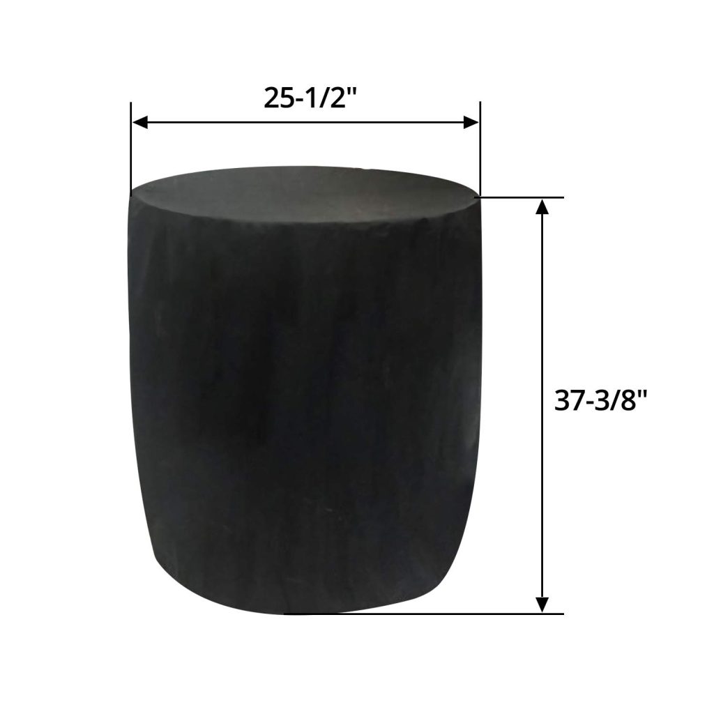 QWORK Lid Cover for 55 Gallon Drum, Oxford Cloth, Waterproof and Dustproof