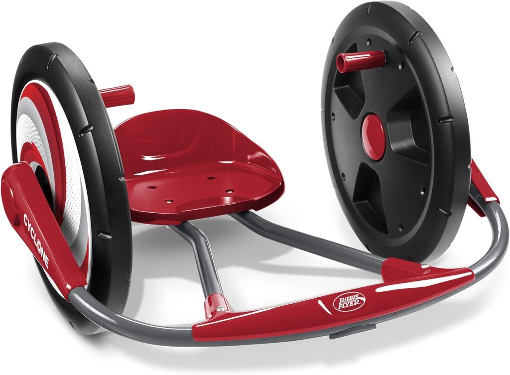 Radio Flyer Cyclone Kids Ride On Toy, Red, Ages 3 - 7 Years