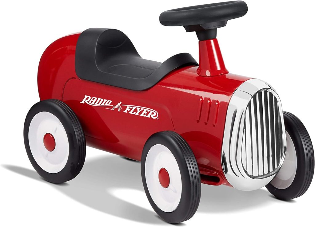 Radio Flyer Little Red Roadster, Toddler Ride on Toy, Ages 1-3, 24“ Length