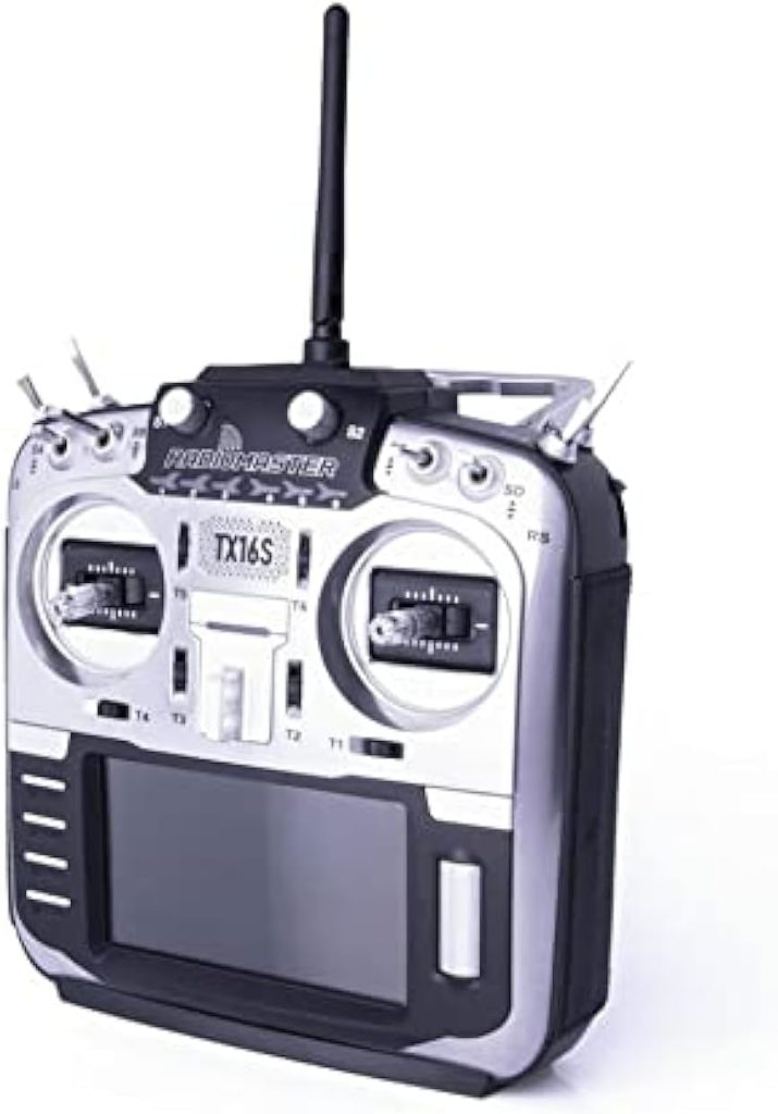 RadioMaster TX16S Hall Sensor Gimbal 16CH Radio Transmitter Multi-Protocol OpenTX Remote Controller(Mode 2) (MAX Edition, Silver)