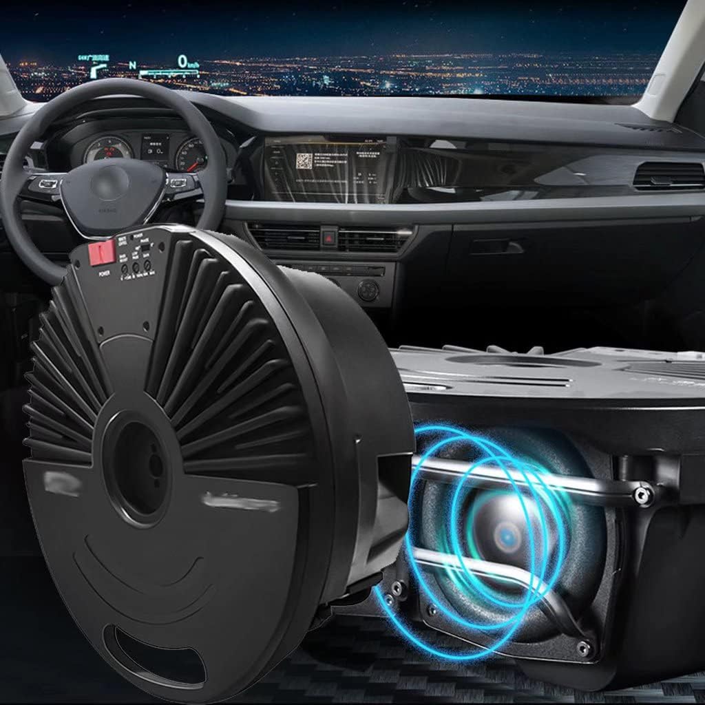 RAINRAINRAIN Car Active Subwoofer,Suitable for Levante Trunk Woofer Audio Pure Spare Tire Bass Speaker Amplifier