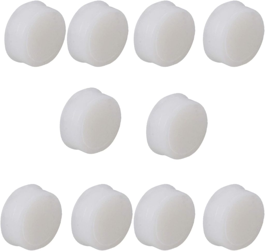 RDEXP Soft Silicone Flutes Flute Open Hole Plugs 7.5x2.6mm Plugs Pack of 10