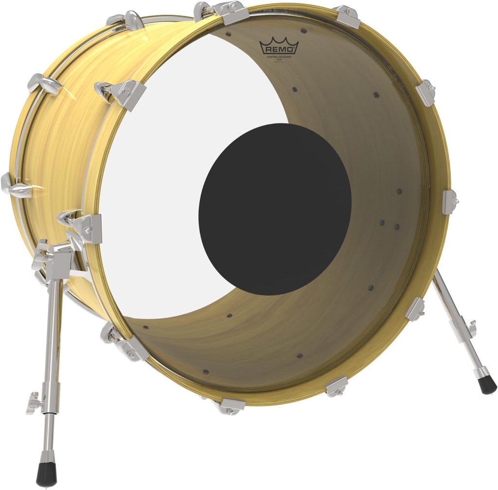 Remo Controlled Sound Clear Drum Head with Black Dot - 8 Inch