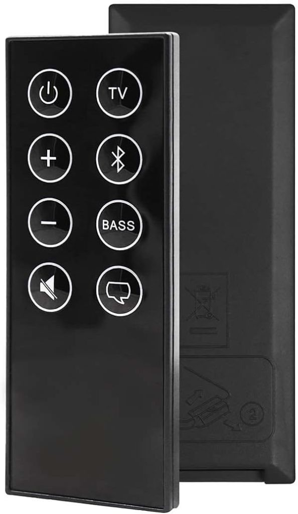 Replacement Remote Control for Bose TV Speaker and Solo Soundbar Series II,Compatible with Bose Solo 5 10 15 Series II TV Sound System 410376 418775 431974 845194 740928-1120 838309-1100 with Battery