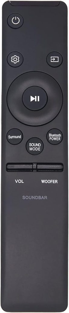 Replacement Samsung Soundbar Remote Control for All Samsung Sound Bar Home Theater Audio Surround Sound Bluetooth System