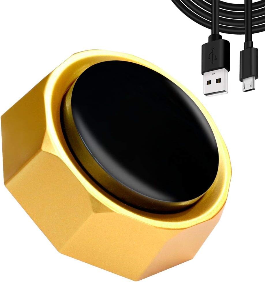 RIBOSY USB Sound Button - Make Your Own Button by Uploading Audio Files - Support 100+ Recordings - Top Recordable Quality Playback (USB Cable Included)