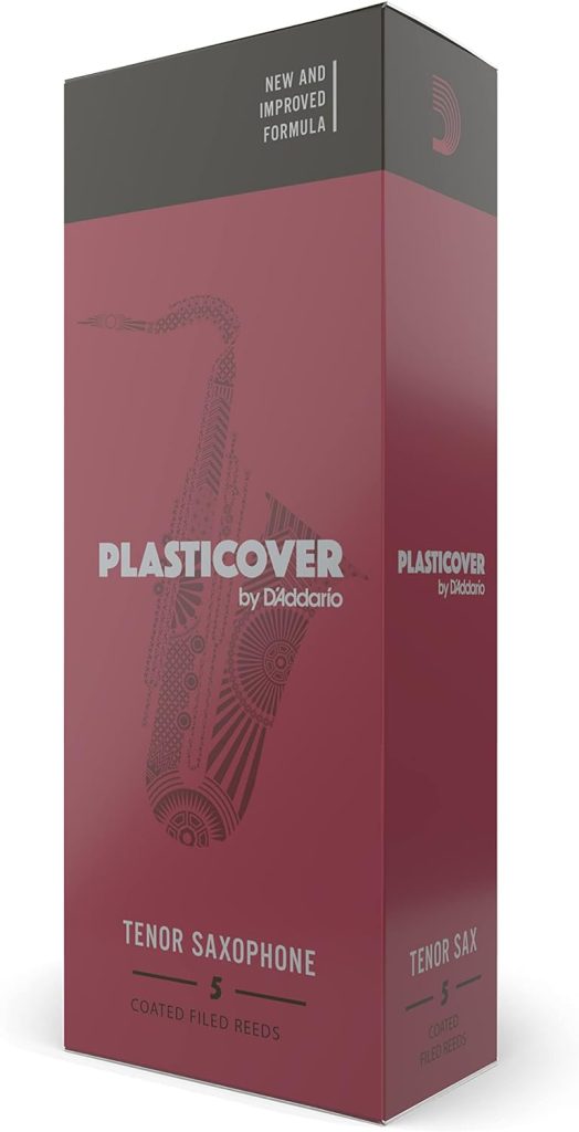 Rico Plasticover Tenor Saxophone Reeds - Tenor Sax Reeds, Strength 2.5, 5-pack