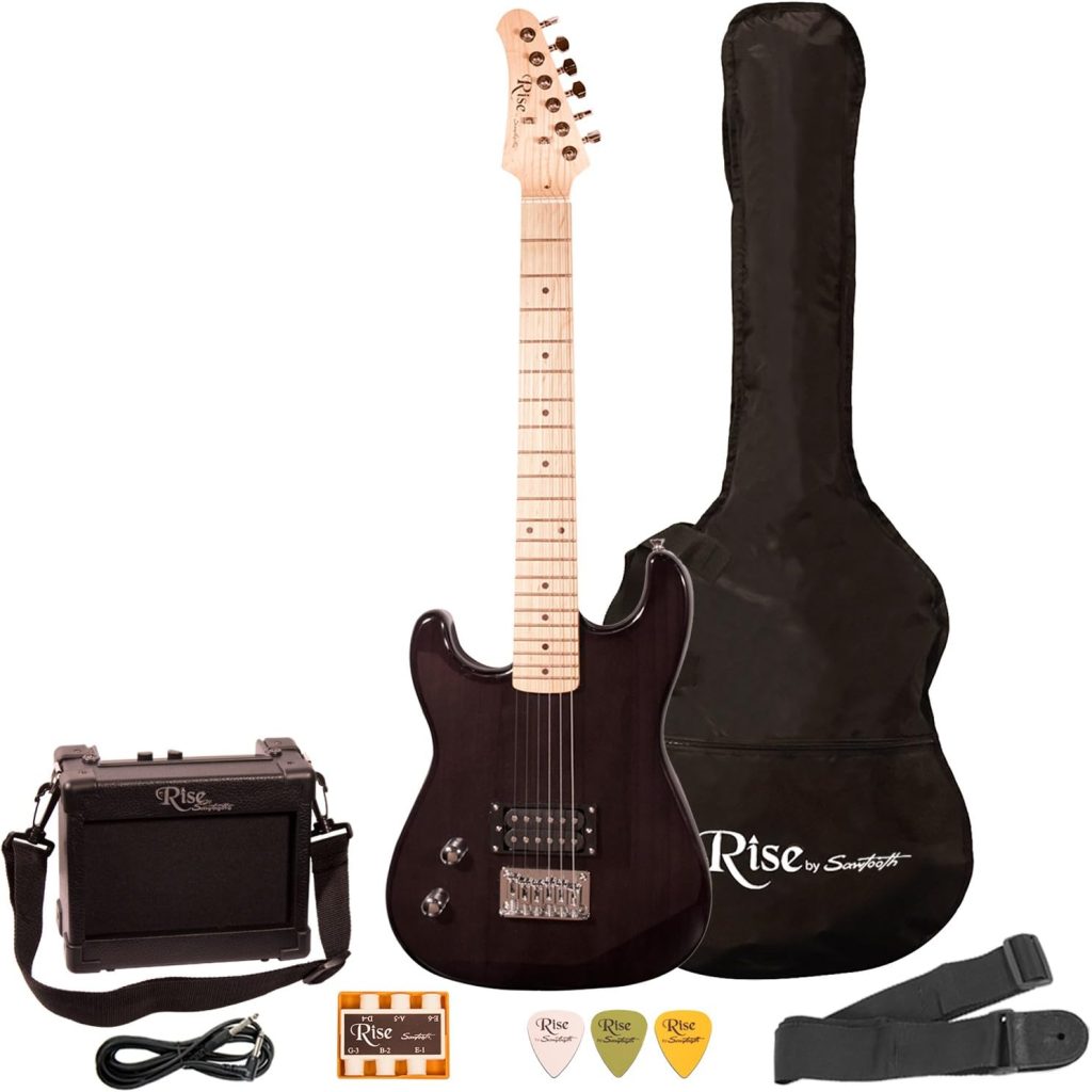Rise by Sawtooth ST-RISE-ST-SB-KIT-1 Electric Guitar Pack, Sunburst