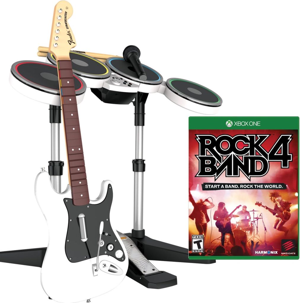 Rock Band 4 Band-in-a-Box Software Bundle for Xbox One - White