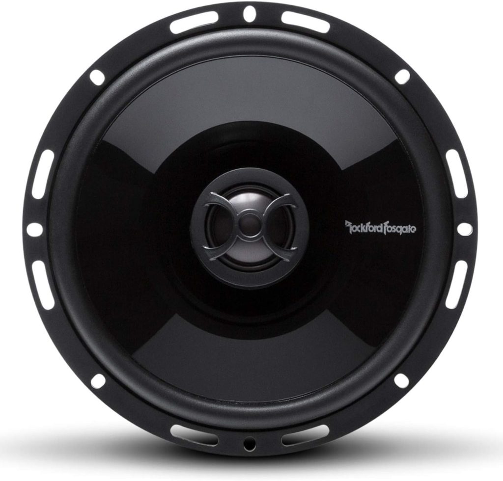 Rockford Fosgate P1650 Punch 6.5 2-Way Coaxial Full Range Speaker - Black (Pair)
