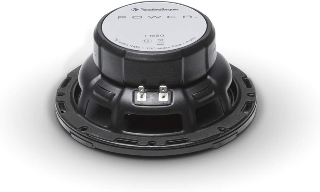 Rockford Fosgate T1650 Power 6.5 2-Way Coaxial Full Range Speakers - Black (Pair)