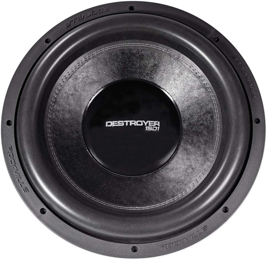 Rockville Destroyer 12D2 12 Competition Car Audio Subwoofer w/USA Voice Coils!