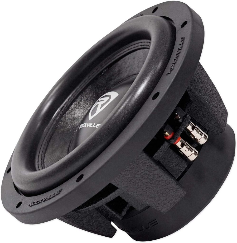 Rockville W10K6D4 V2 10 2000w Peak Car Audio Subwoofer Dual 4-Ohm Sub 500w RMS CEA Rated