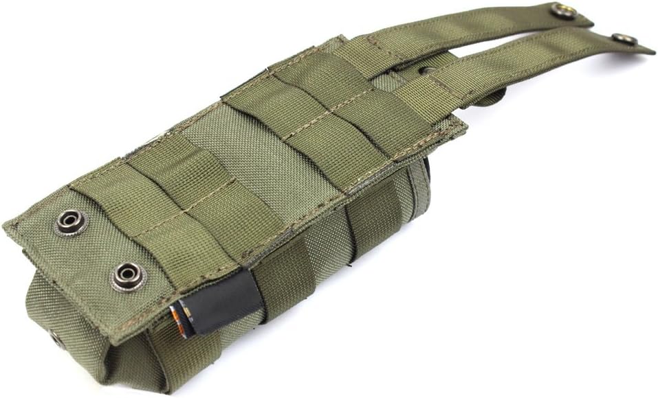 ROCOTACTICAL Tactical Radio Pouch - 1000D Tactical Molle Two Way Radios Holder Case for Walkie Talkies