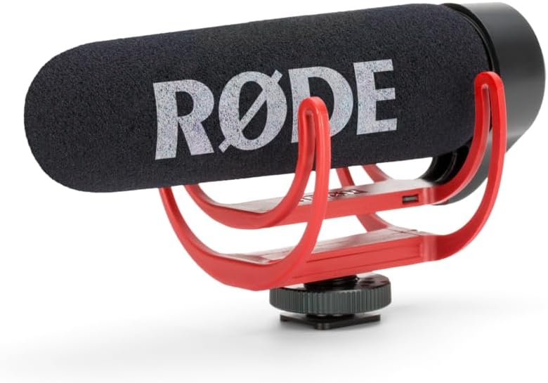 RØDE Auxiliary VideoMic GO Lightweight On-camera Shotgun Microphone for Filmmaking, Content Creation and Location Recording