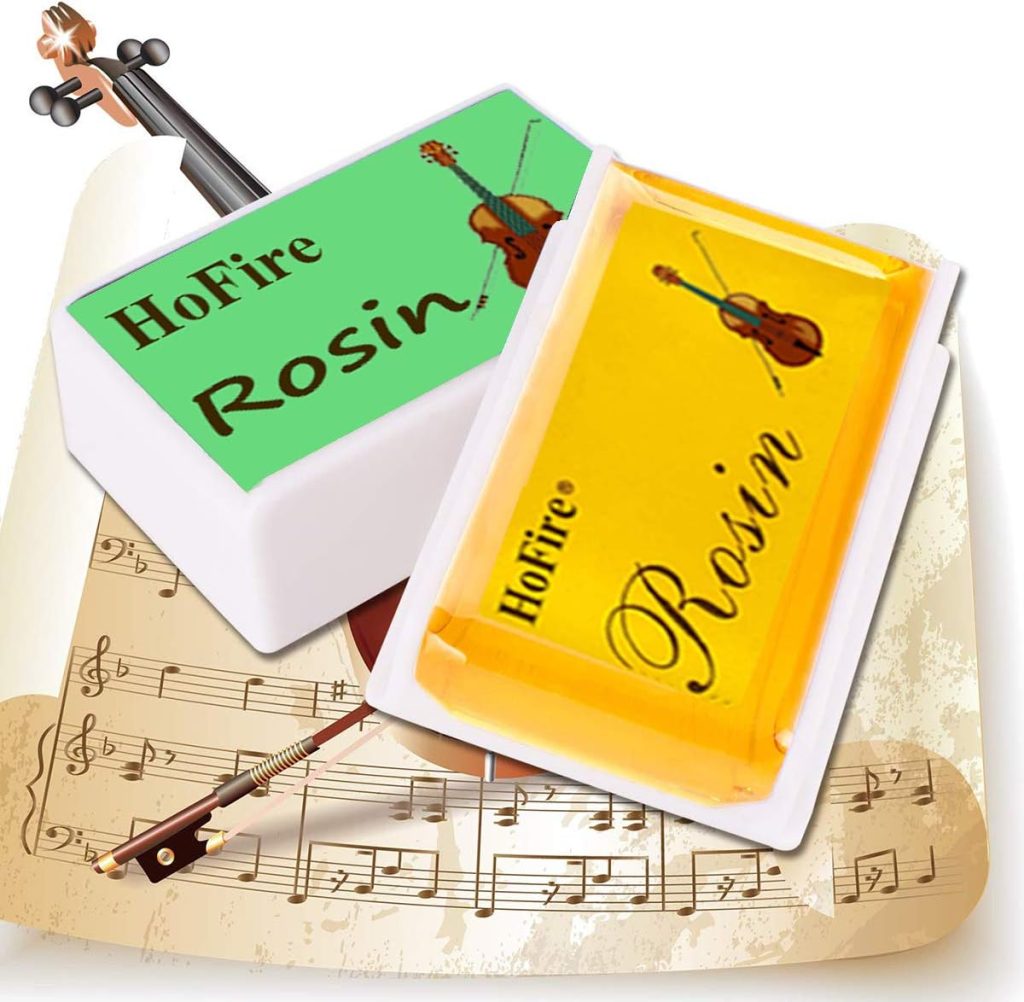 Rosin,HoFire 4 Packs Violin Rosin Light Low Dust Natural Rosin For Bows For Violin Viola And Cello (4 Pack Rosin)