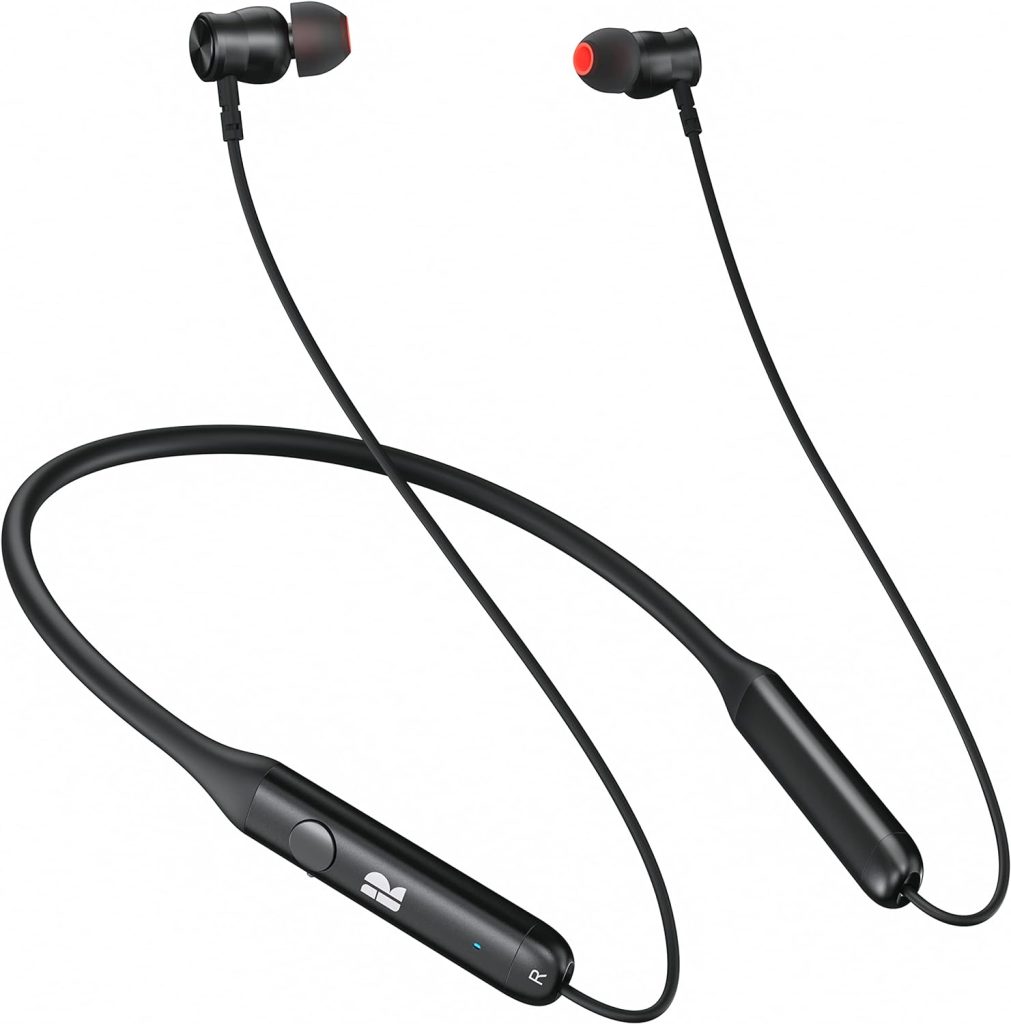 Rythflo Bluetooth Headphones, aptX-HD Wireless 5.0 Bluetooth Earbuds w/Mic in-Ear Magnetic Neckband Earphones 30Hrs Playtime, IPX7 Sweatproof Deep Bass Headset for Phone Call Music Sports