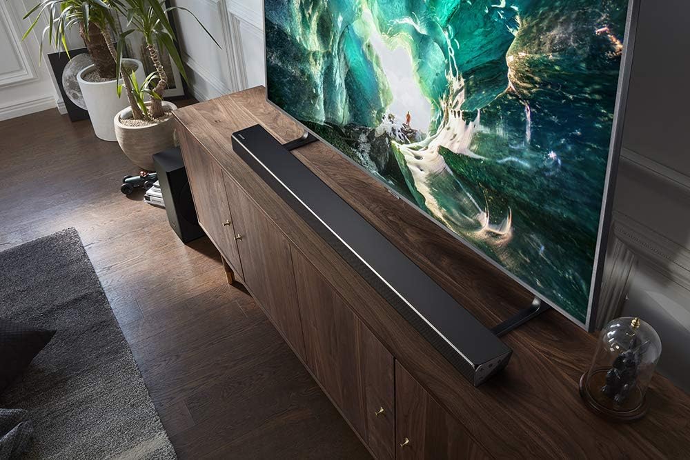 Samsung 2.1 Soundbar HW-R450 with Wireless Subwoofer, Bluetooth Compatible, Smart Sound and Game Mode, 200-Watts