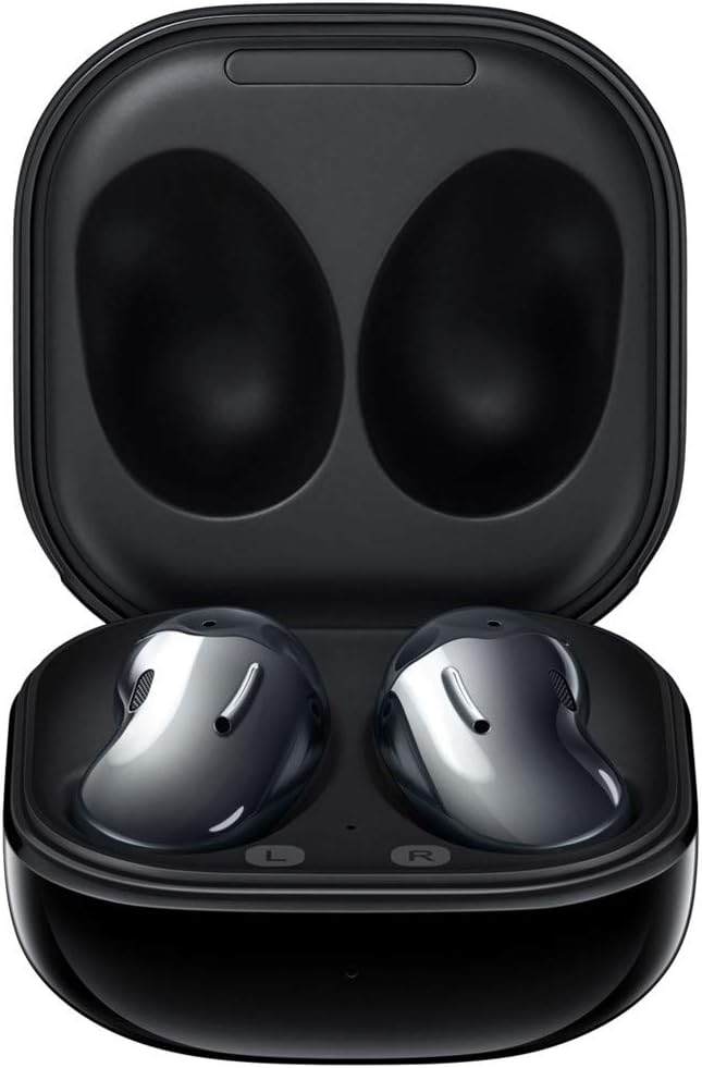 Samsung Galaxy Buds Live, Earbuds w/Active Noise Cancelling (Mystic Black) (Renewed)