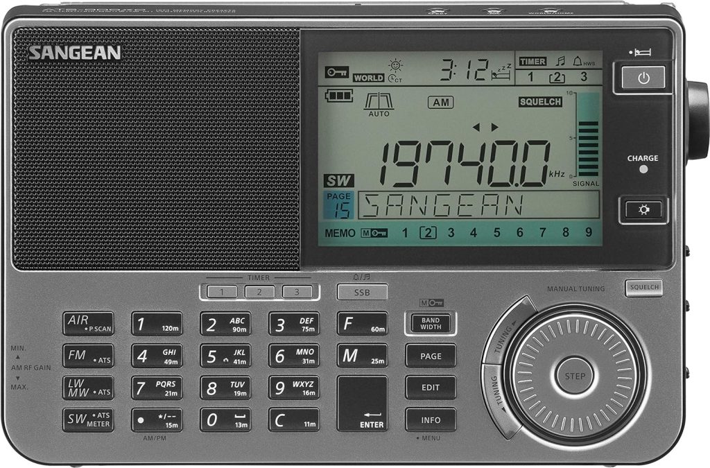 Sangean ATS-909X2 The Ultimate FM/SW/MW/LW/Air Multi-Band Radio