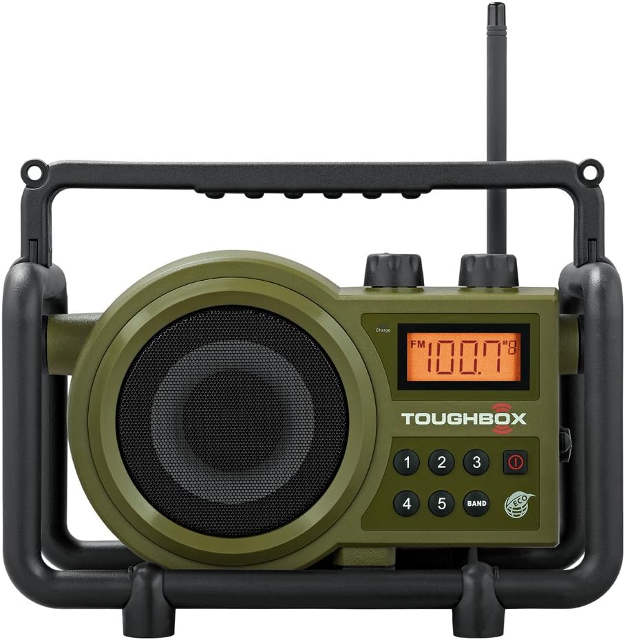 Sangean LB-100 Ultra Rugged Compact AM / FM Radio Yellow
